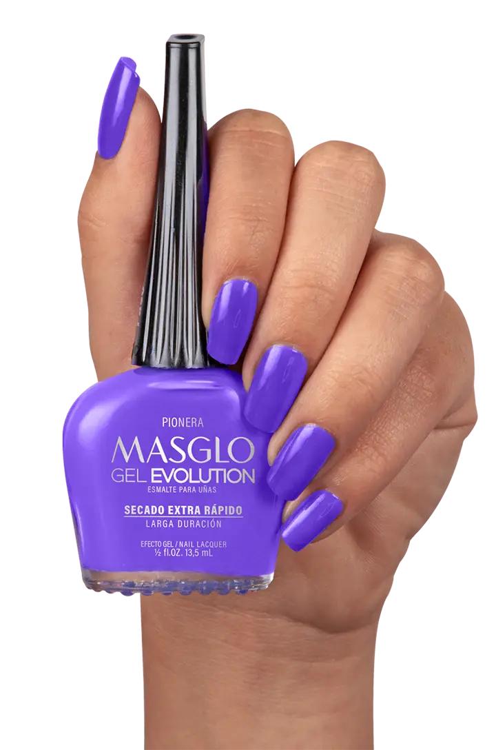 PIONERA - ESMALTE GEL EVOLUTION EFECTO GEL MASGLO 13,5 ML CREMOSO - GAMA MORADO