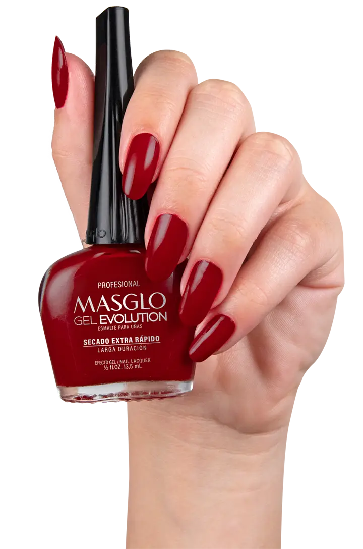 PROFESIONAL - ESMALTE GEL EVOLUTION EFECTO GEL MASGLO 13,5 ML CREMOSO - GAMA ROJO