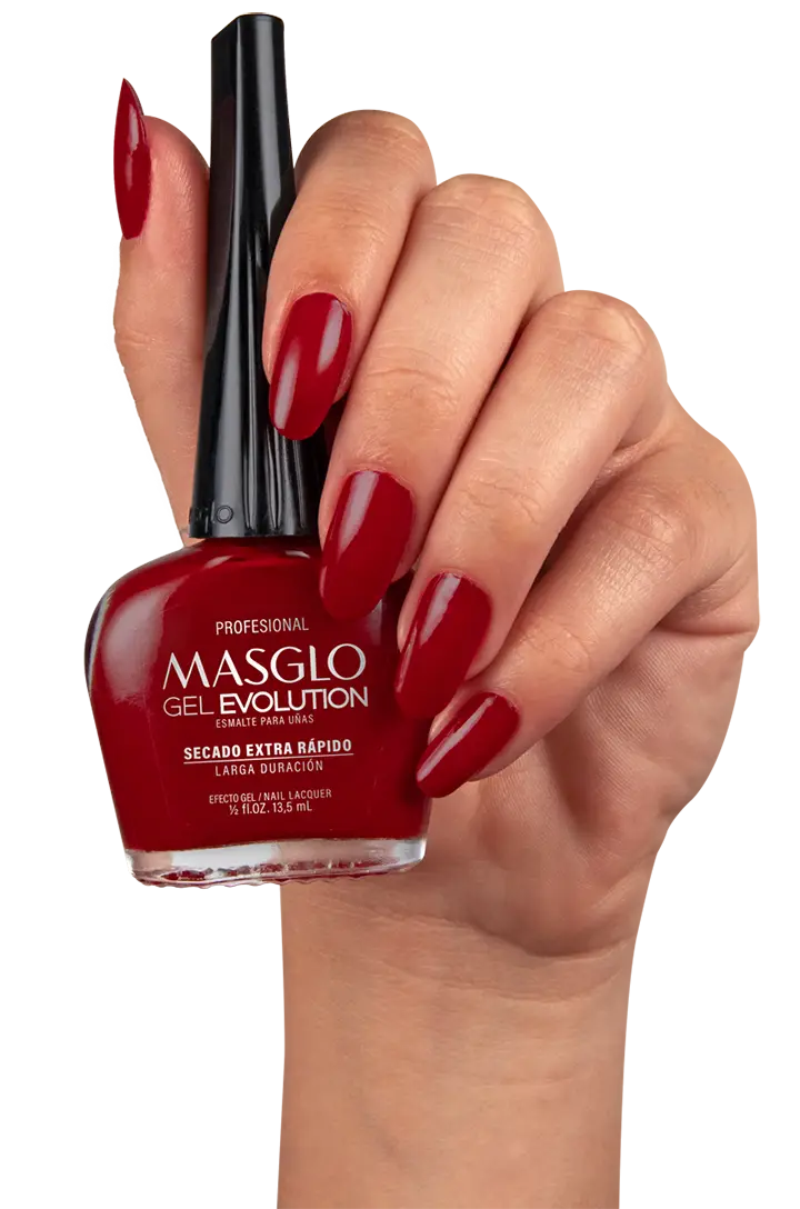 PROFESIONAL - ESMALTE GEL EVOLUTION EFECTO GEL MASGLO 13,5 ML CREMOSO - GAMA ROJO