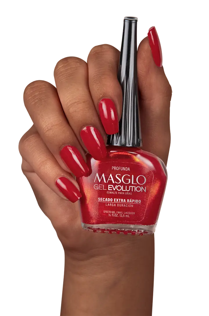 PROFUNDA - ESMALTE GEL EVOLUTION EFECTO GEL MASGLO 13,5 ML PERLADO - GAMA ROJO