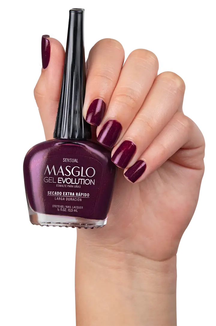 SENSUAL - ESMALTE GEL EVOLUTION EFECTO GEL MASGLO 13,5 ML PERLADO - GAMA MORADO