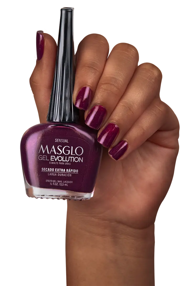 SENSUAL - ESMALTE GEL EVOLUTION EFECTO GEL MASGLO 13,5 ML PERLADO - GAMA MORADO