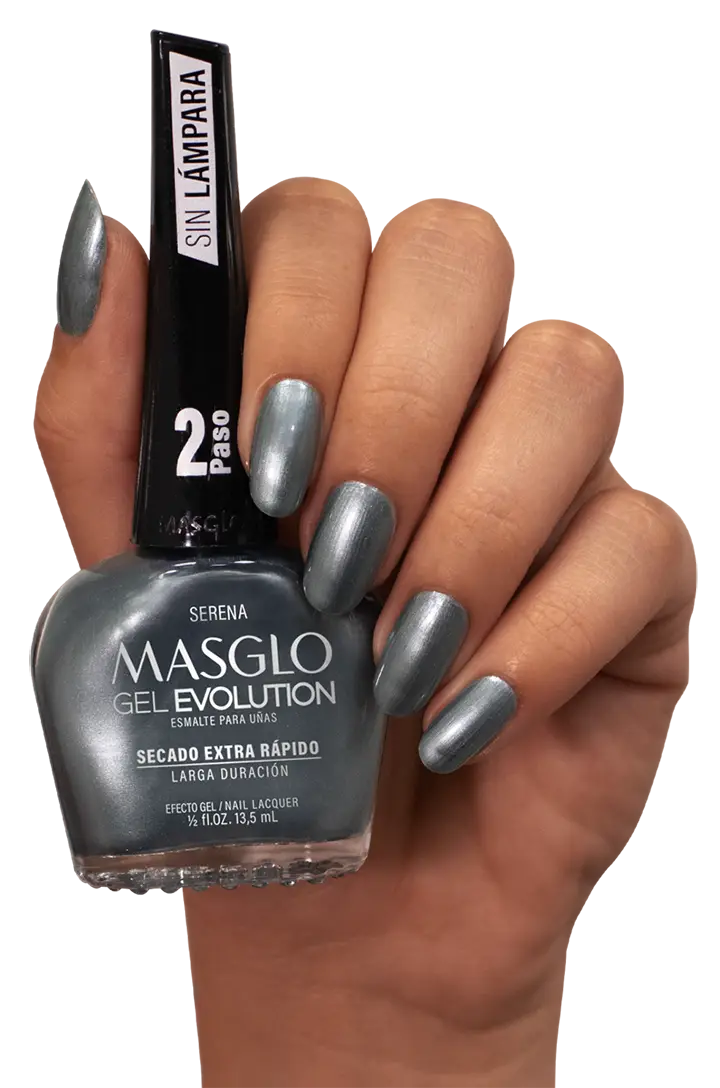 SERENA- ESMALTE GEL EVOLUTION EFECTO GEL  MASGLO 13,5 ML METALIZADO - GAMA VERDE