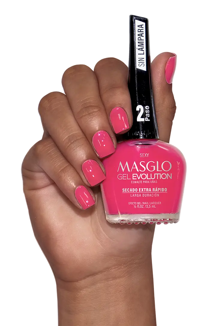 SEXY - ESMALTE GEL EVOLUTION EFECTO GEL MASGLO 13,5 ML CREMOSO - GAMA ROJO