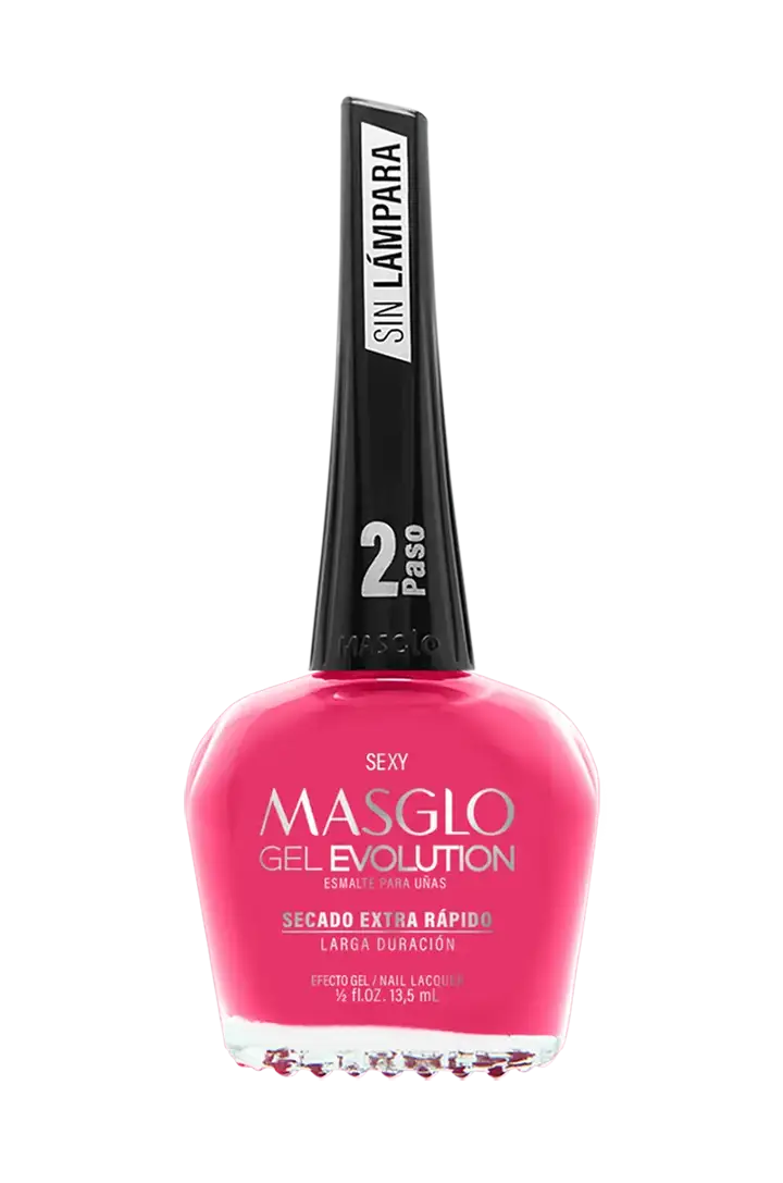 SEXY - ESMALTE GEL EVOLUTION EFECTO GEL MASGLO 13,5 ML CREMOSO - GAMA ROJO