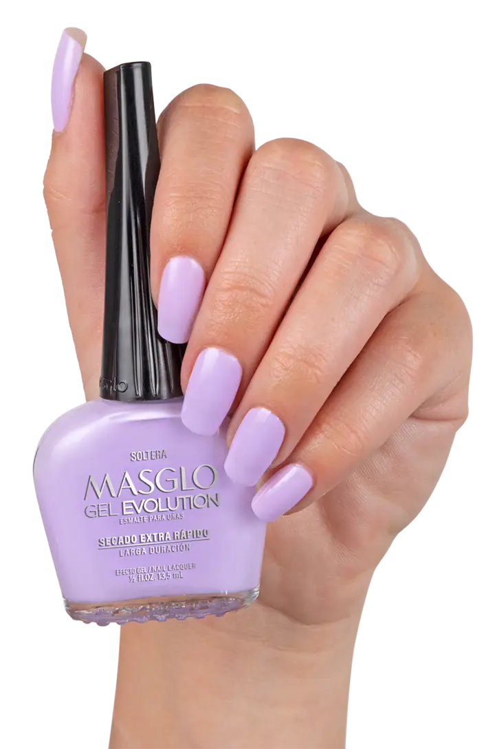 SOLTERA - ESMALTE GEL EVOLUTION EFECTO GEL MASGLO 13,5 ML CREMOSO GAMA - MORADO