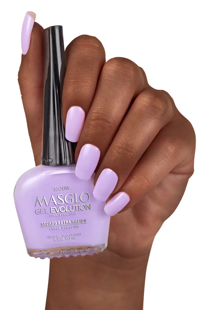 SOLTERA - ESMALTE GEL EVOLUTION EFECTO GEL MASGLO 13,5 ML CREMOSO GAMA - MORADO