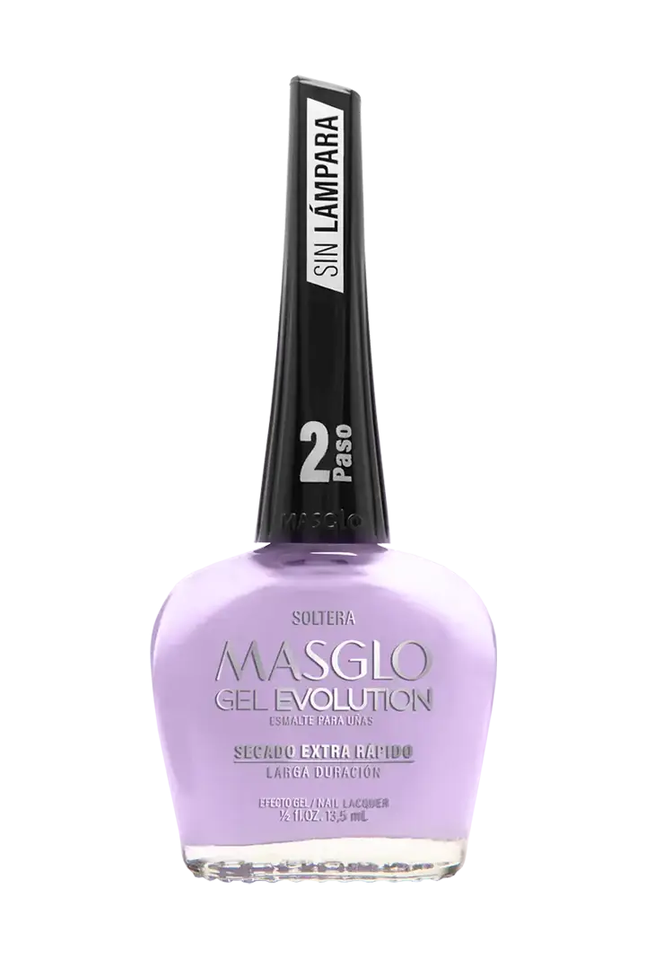 SOLTERA - ESMALTE GEL EVOLUTION EFECTO GEL MASGLO 13,5 ML CREMOSO GAMA - MORADO