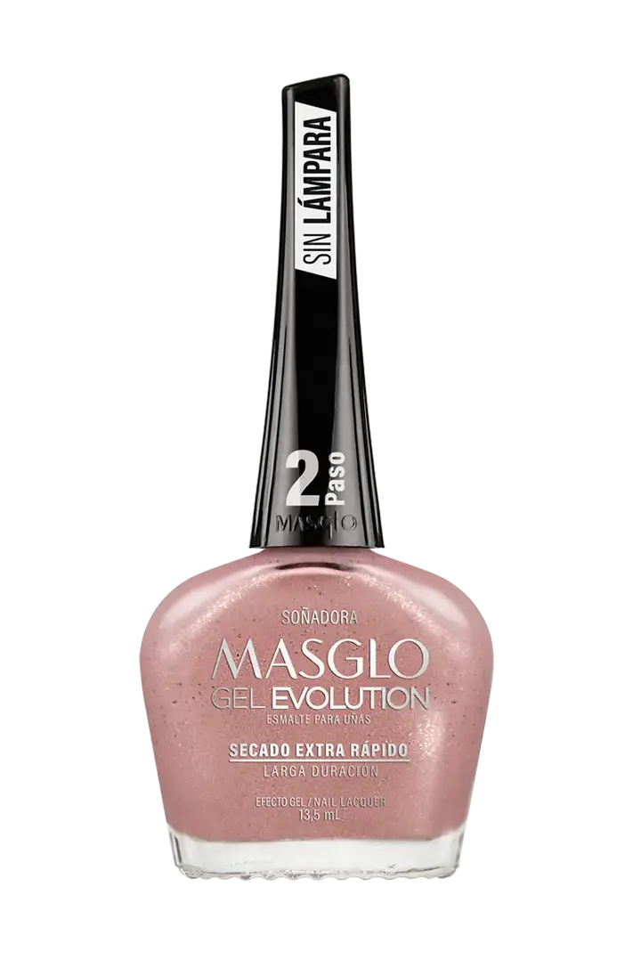 SOÑADORA - ESMALTE GEL EVOLUTION EFECTO GEL MASGLO 13,5 ML PERLADO - GAMA ROSADO