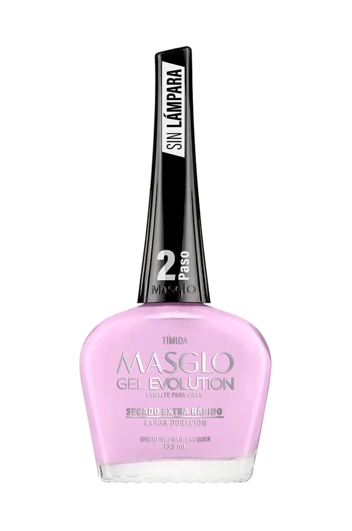 TIMIDA - ESMALTE GEL EVOLUTION EFECTO GEL MASGLO 13,5 ML CREMOSO - GAMA MORADO